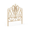 Peacock Rattan Headboard, Natural