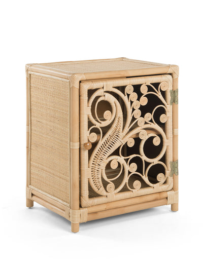 Rattan Peacock Nightstand