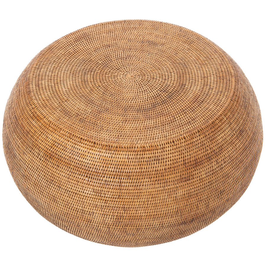 La Jolla Round Rattan Coffee Table