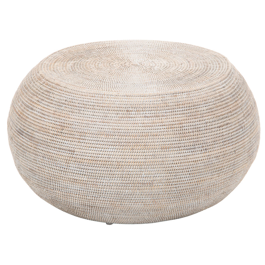 La Jolla Round Rattan Coffee Table