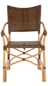 Kandi Rattan Dining Arm Chair, Brown, Set of 2 Chairs