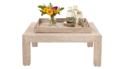 La Jolla Rattan Square Coffee Table