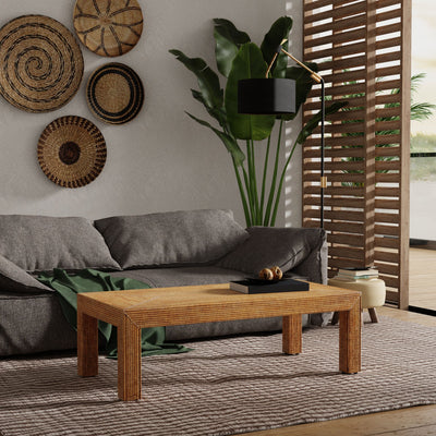 La Jolla Rattan Rectangular Coffee Table