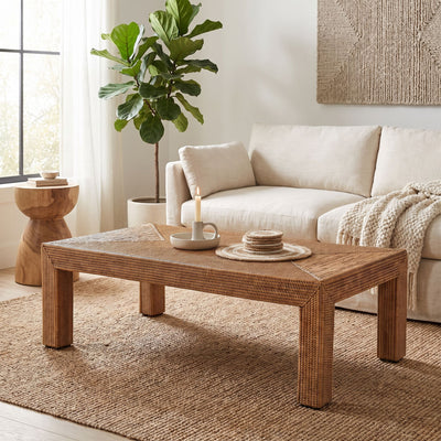 La Jolla Rattan Rectangular Coffee Table