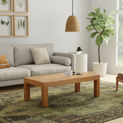 La Jolla Rattan Rectangular Coffee Table