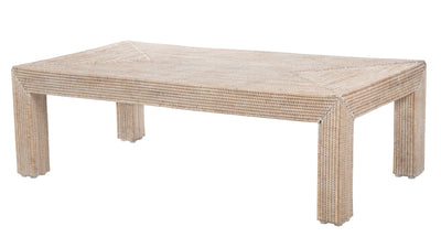 La Jolla Rattan Rectangular Coffee Table