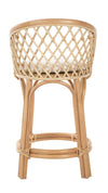 Rattan Criss-Cross Counter Stool, Natural