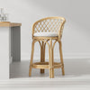 Rattan Criss-Cross Counter Stool, Natural