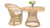 Round Rattan Peacock Dining Table