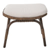 Rattan Loop Foot Stool and Ottoman