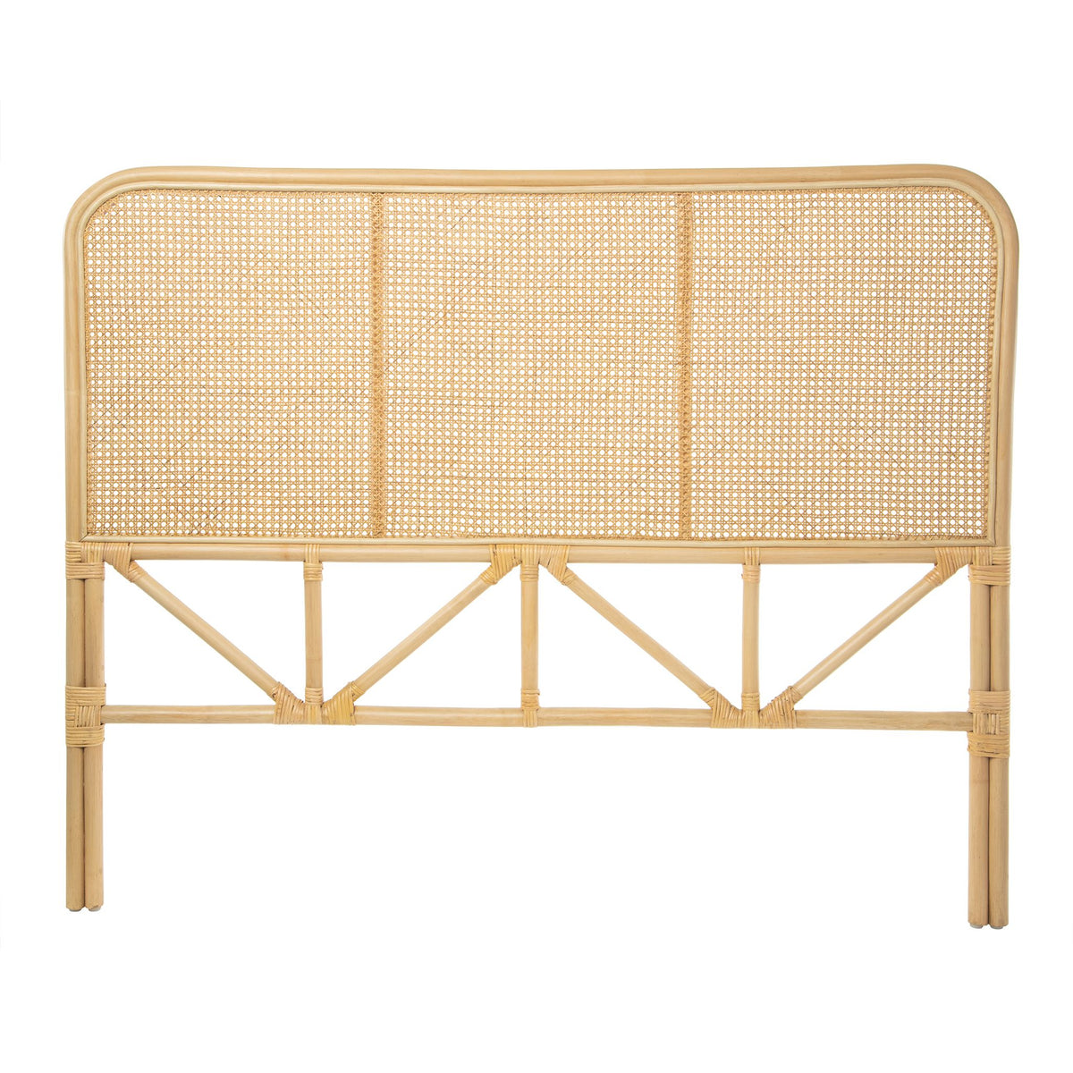 Headboard Designs Rattan Latitude Classic Rattan Cane Headboard, Natural