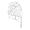 Sunrise Rattan Headboard, White