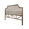 Nias Classic Rattan Headboard , Antique Brown