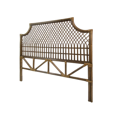 Nias Classic Rattan Headboard , Antique Brown