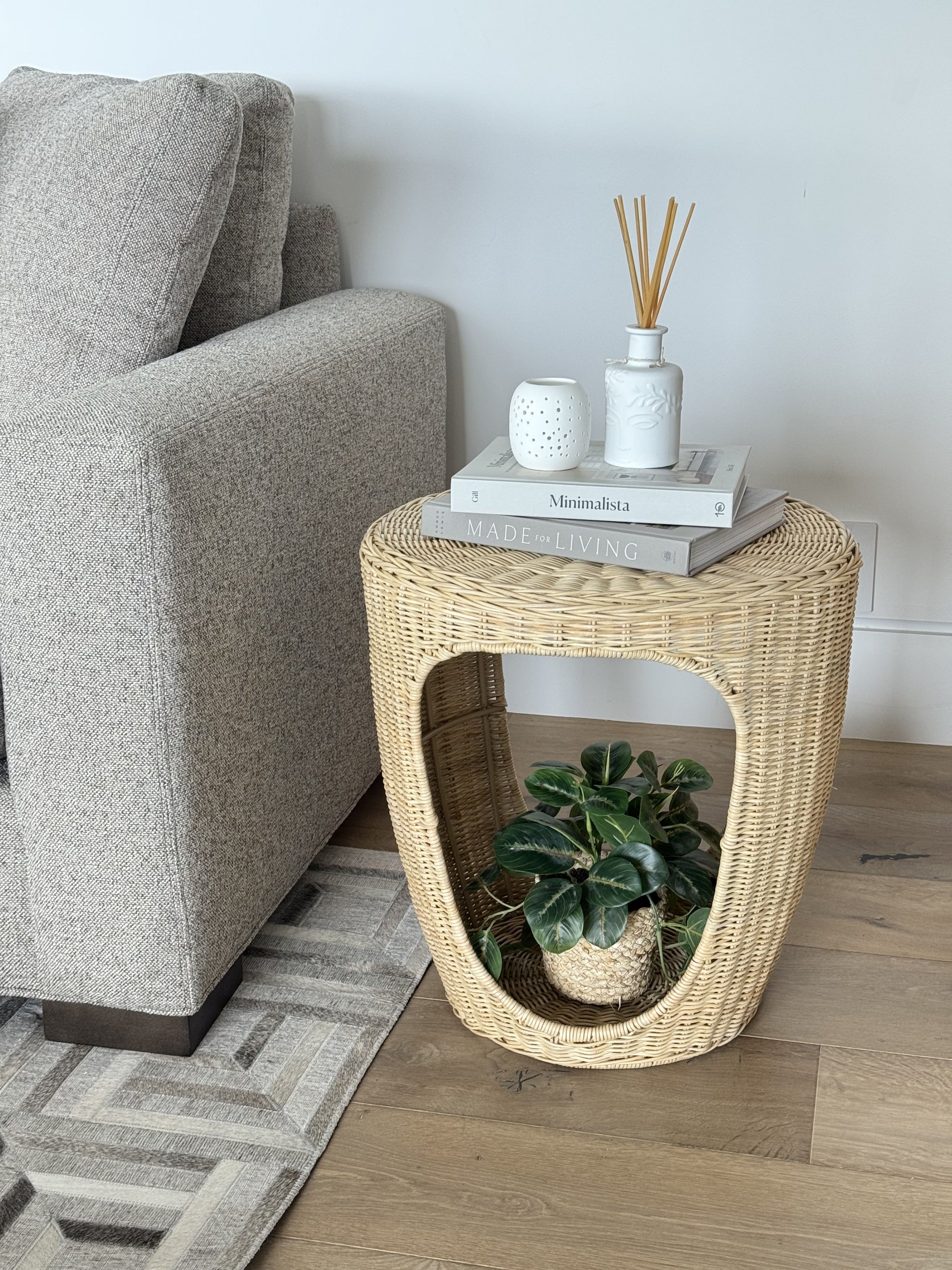 Naya Wicker Sidetable & Endtable, Natural