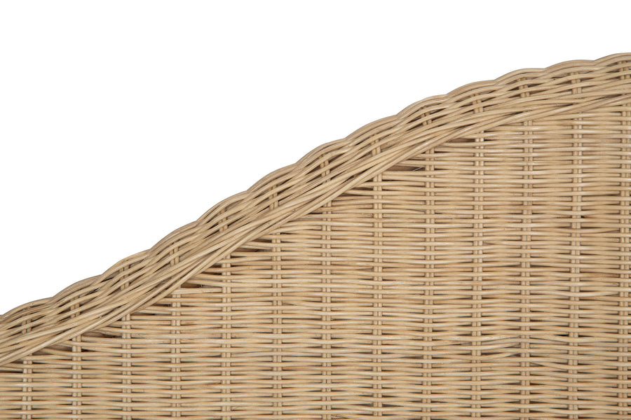 Borneo Wicker Bed Headboard, Natural