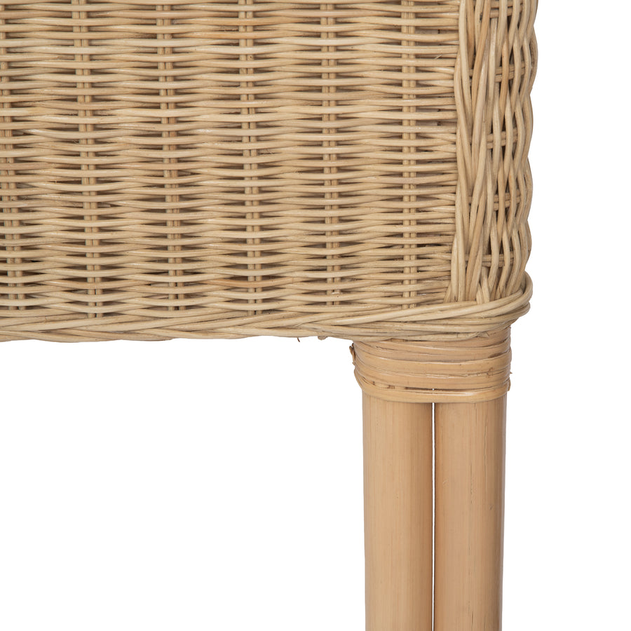 Borneo Wicker Bed Headboard, Natural