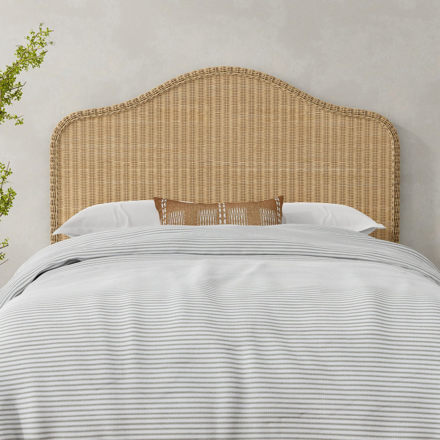 Borneo Wicker Bed Headboard, Natural