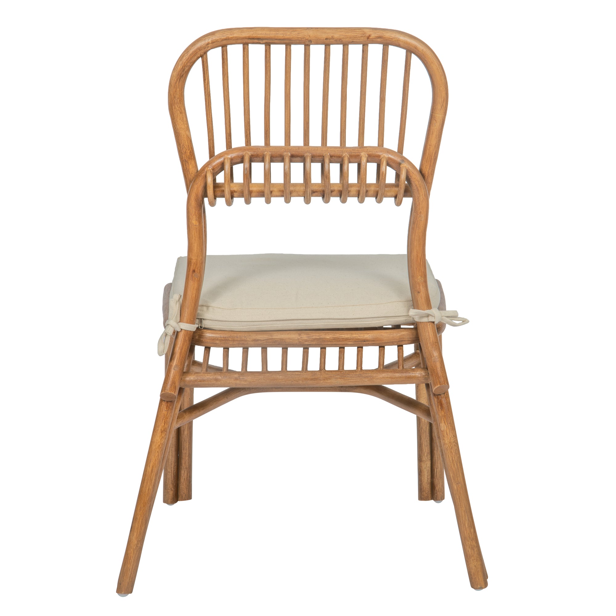 Sakha Rattan Dining Chair, Set of 2 Pieces, Brown Wash