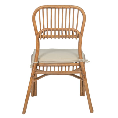 Sakha Rattan Dining Chair, Set of 2 Pieces, Brown Wash