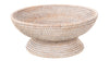 Kouboo Large La Jolla Pedestal Honey Brown Rattan Fruit Bowl 