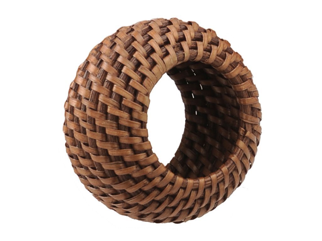 Wicker on sale napkin rings