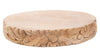 Balian Teak Wood Carved Round Tapas, Meat and Cheese Board or Charger, Natural