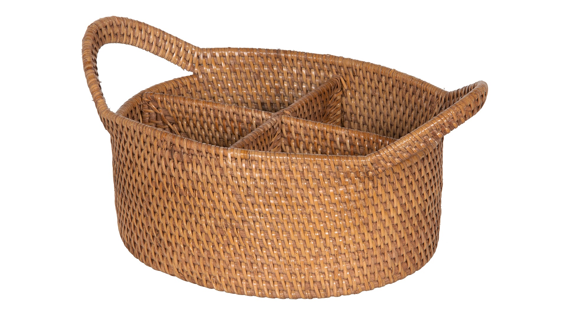Loma Oval Rattan Utensil Caddy