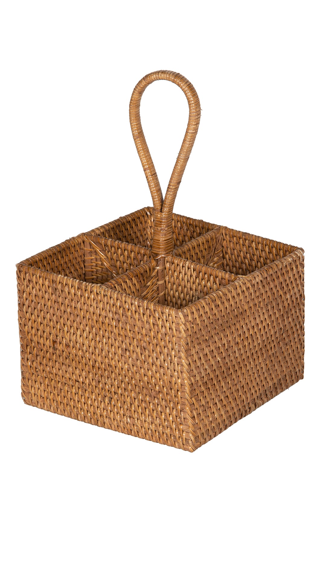Loma Rattan Bottle Caddy