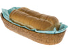 Large La Jolla Rattan Bread Basket