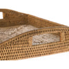 La Jolla Rectangular Rattan Serving Tray