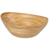 Largo Oval Bamboo Decorative Serving Bowl for Fruits and Vegetables, Small