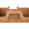 Loma Rectangular Rattan High Wall Serving Tray