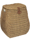 Wicker Hamper with Liner, 2 Load Capacity