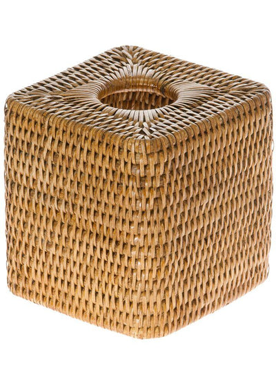 La Jolla Rattan Square Tissue Box Cover