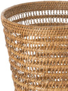 La Jolla Rattan Mesh Round Waste Basket