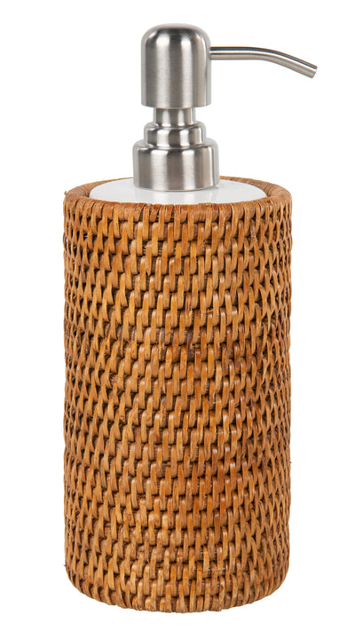 La Jolla Rattan Liquid Soap Dispenser