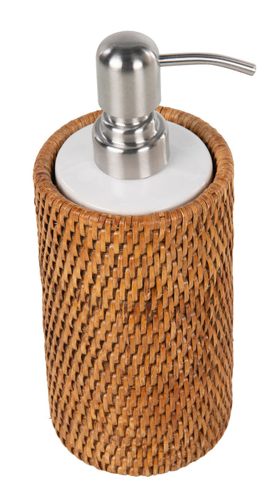 La Jolla Rattan Liquid Soap Dispenser