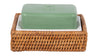 La Jolla Rattan Rectangular Soap Dish