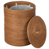 Loma Round Rattan Hamper and Laundry Basket with Removable Liner