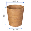 Loma Round Rattan Paper Waste Basket