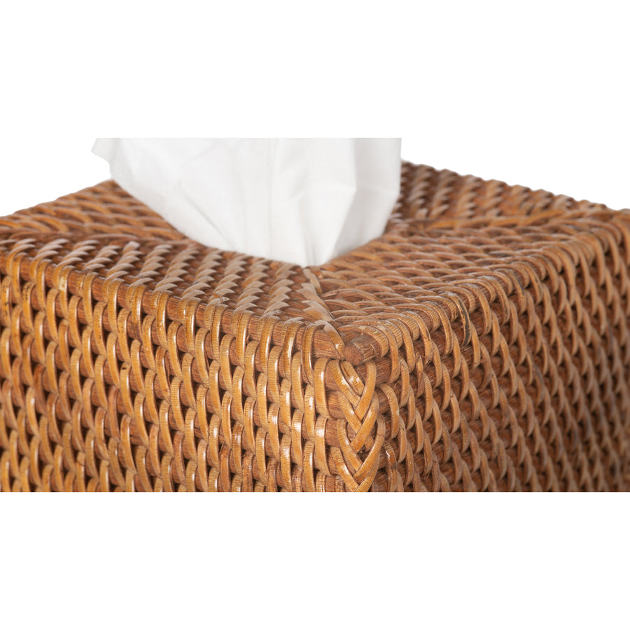 Loma Square Rattan Tissue Box Cover