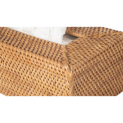 Loma Rectangular Rattan Tissue Box Cover