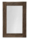 Rectangular Rattan Laminated Wall Mirror