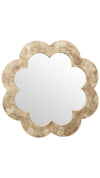 Flower Capiz Seashell Wall Mirror