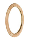 Nautical Decorative Wall Mirror in Rattan