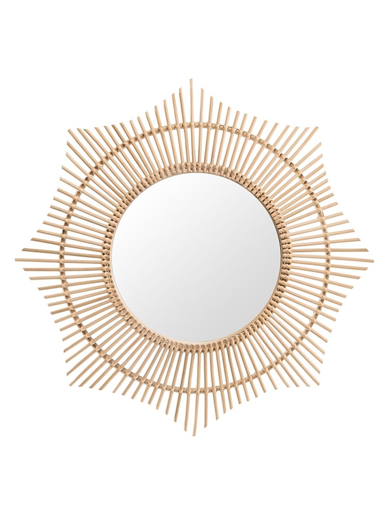 鏡 rotta rattan mirror etoile L ロッタ ラタン ミラー エリプス L | 家具・インテリア a.depeche