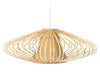 Bamboori Discus Pendant Lamp, Natural Brown