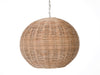 Panay Wicker Ball Pendant Lamp, Natural