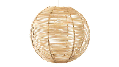 Palau Continuous Weave Wicker Ball Pendant Lamp